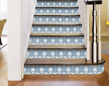 Teal And White Mosaic Peel And Stick Removable Tiles - 5