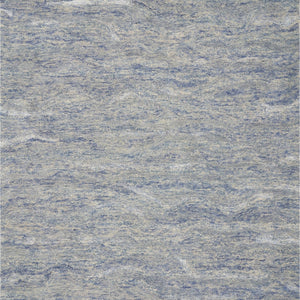 Ocean Blue Hand Tufted Abstract Indoor Area Rug - 3' x 5'