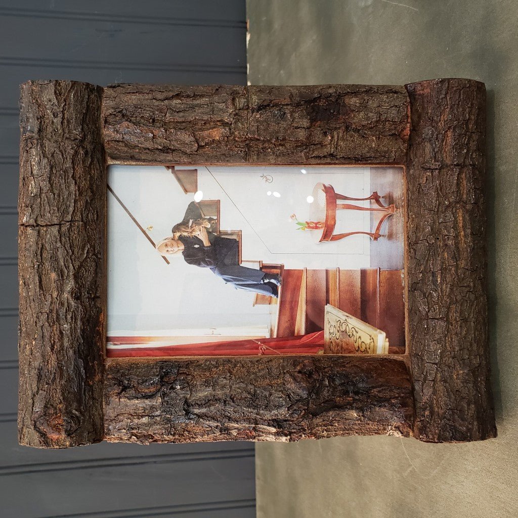 Log Cabin Style Picture Frames - 4" x 6"