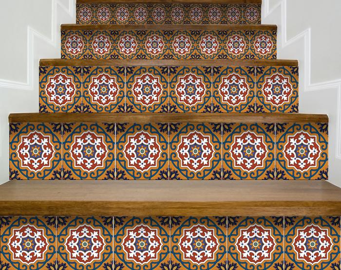 4" X 4" Old World Ole Peel and Stick Tiles