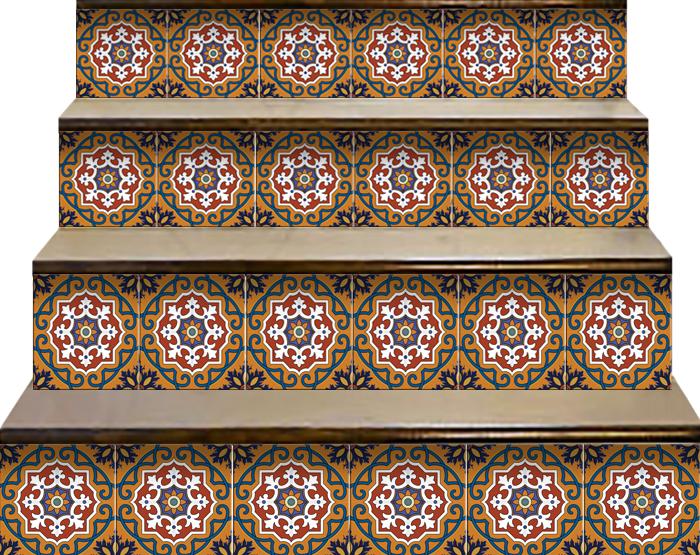 5" X 5" Old World Ole Peel and Stick Tiles