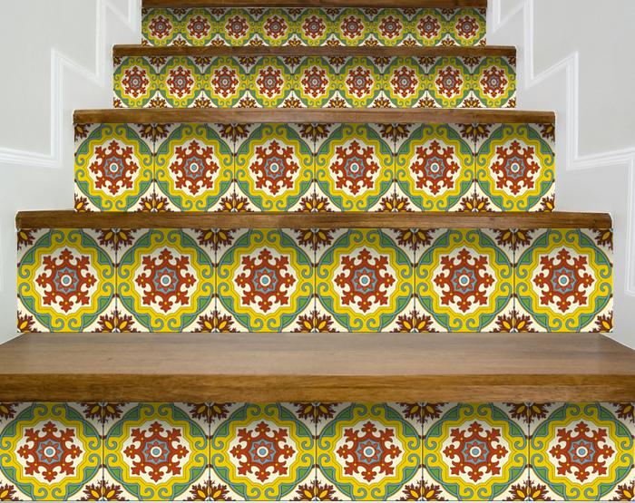 8" X 8" Fortuna Peel and Stick Removable Tiles