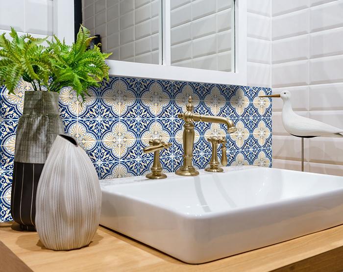 4" X 4" Nelly Peel And Stick Removable Tiles