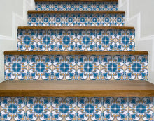 Teal Taupe Sia Removable Peel and Stick Tiles 5