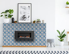 Teal Taupe Sia Removable Peel and Stick Tiles 7