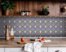 Blue Mikos Removable Peel and Stick Tiles - 7