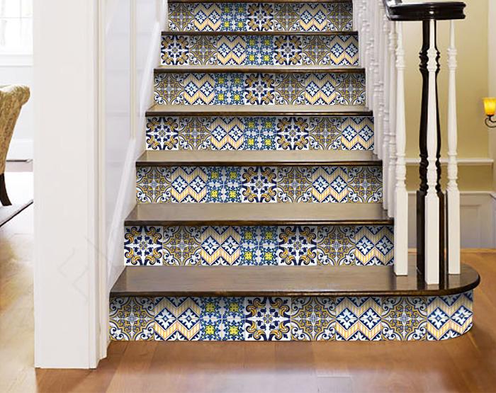 5" X 5" Addison Multi Mosaic Peel and Stick Tiles