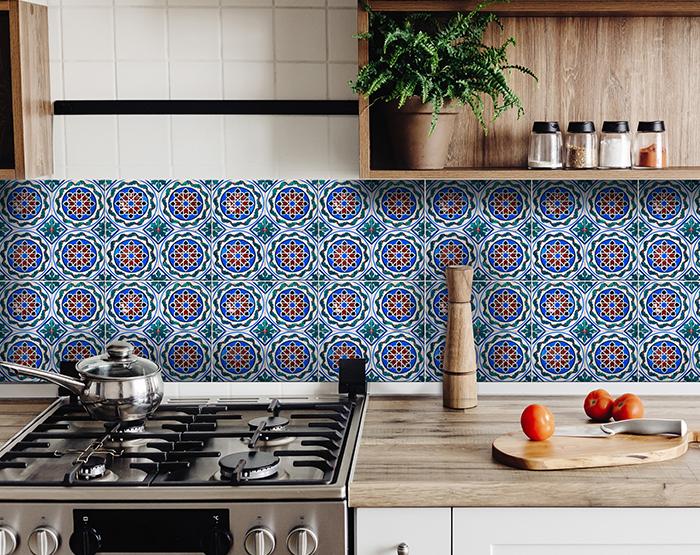 8" X 8" Augustine Removable Peel and Stick Tiles