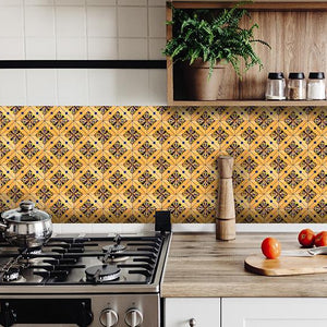 6" X 6" Golden Rio Removable  Peel and Stick Tiles