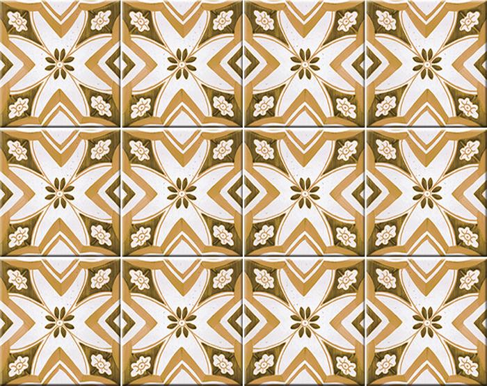 5" x 5" Papaya Peel and Stick Removable Tiles