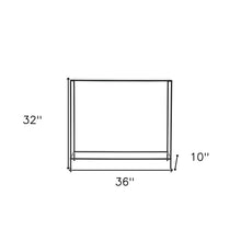 Minimalist Clear Glass and Black Console Table