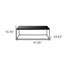黑底黑高光咖啡桌