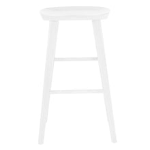 30英寸白色實木吧凳