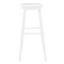 30英寸白色實木吧凳