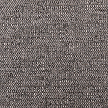 Set of Two Leaf Light Gray Fabric and Black Dining Chairs