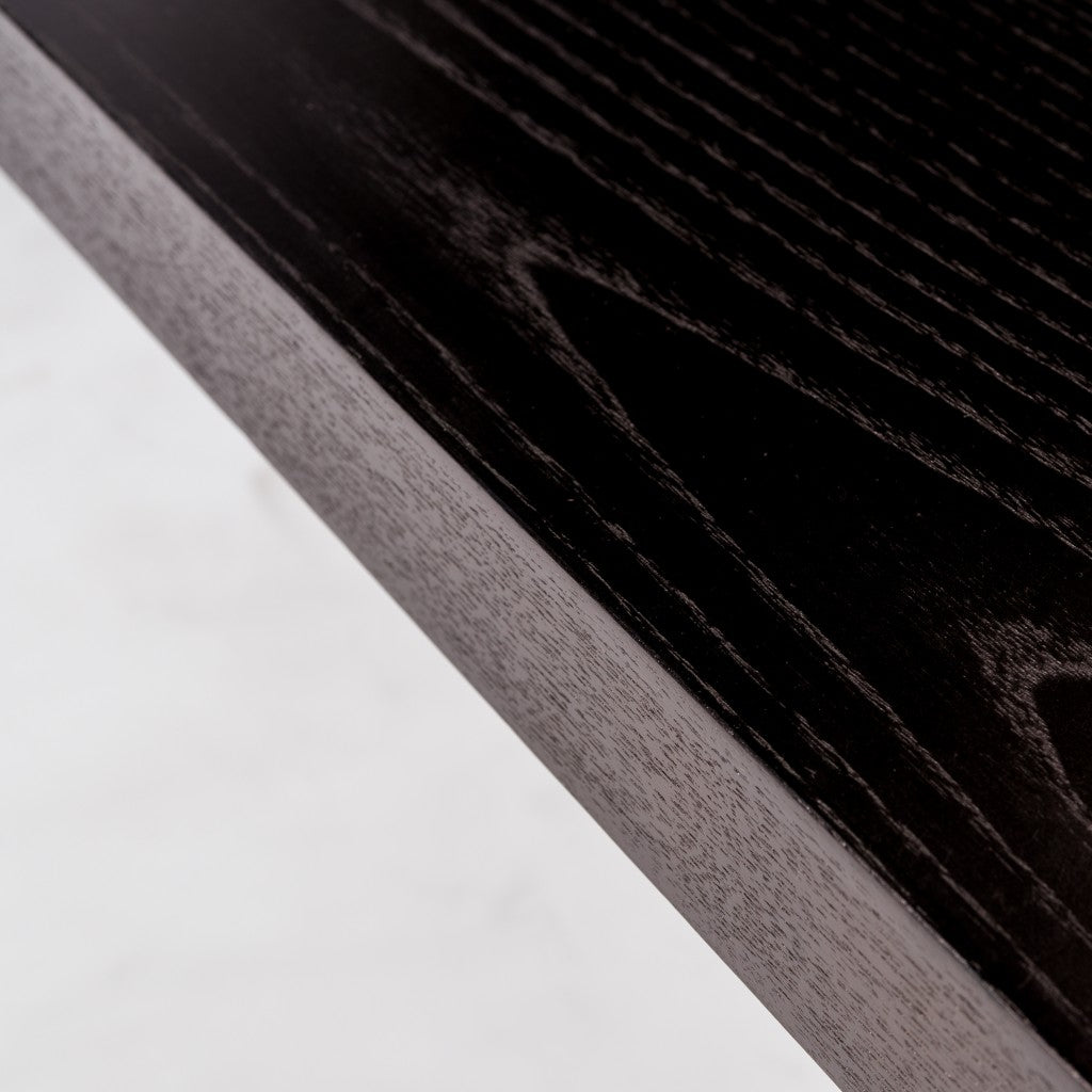 75" Dark Espresso Brown Wooden Floating Shelf