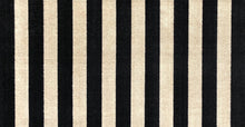 2' x 4' Black and Tan Wide Stripe Washable Floor Mat