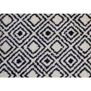 2' x 3' Black Diamond Washable Floor Mat