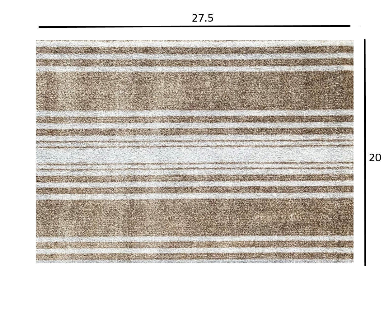 2' x 3' Sandy Shores Regatta Stripe Washable Floor Mat