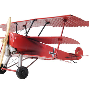 c1916 Red Baron Fokker Triplane Model Sculpture