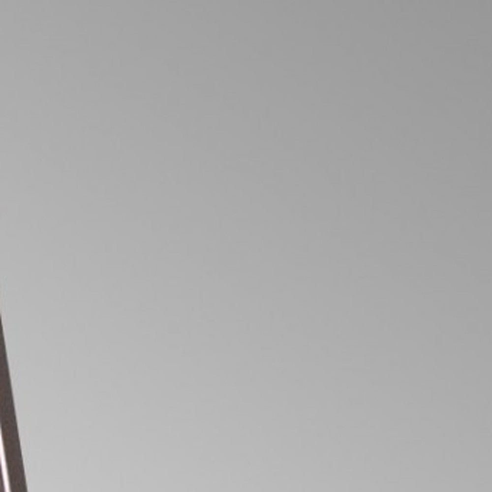 Elegante espejo de pie rectangular de longitud completa de latón cepillado