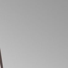 Elegante espejo de pie rectangular de longitud completa de latón cepillado