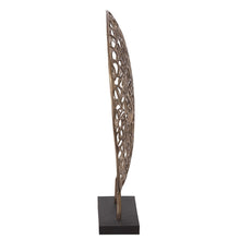 Bronze and Black Abstract Coral Sculpture