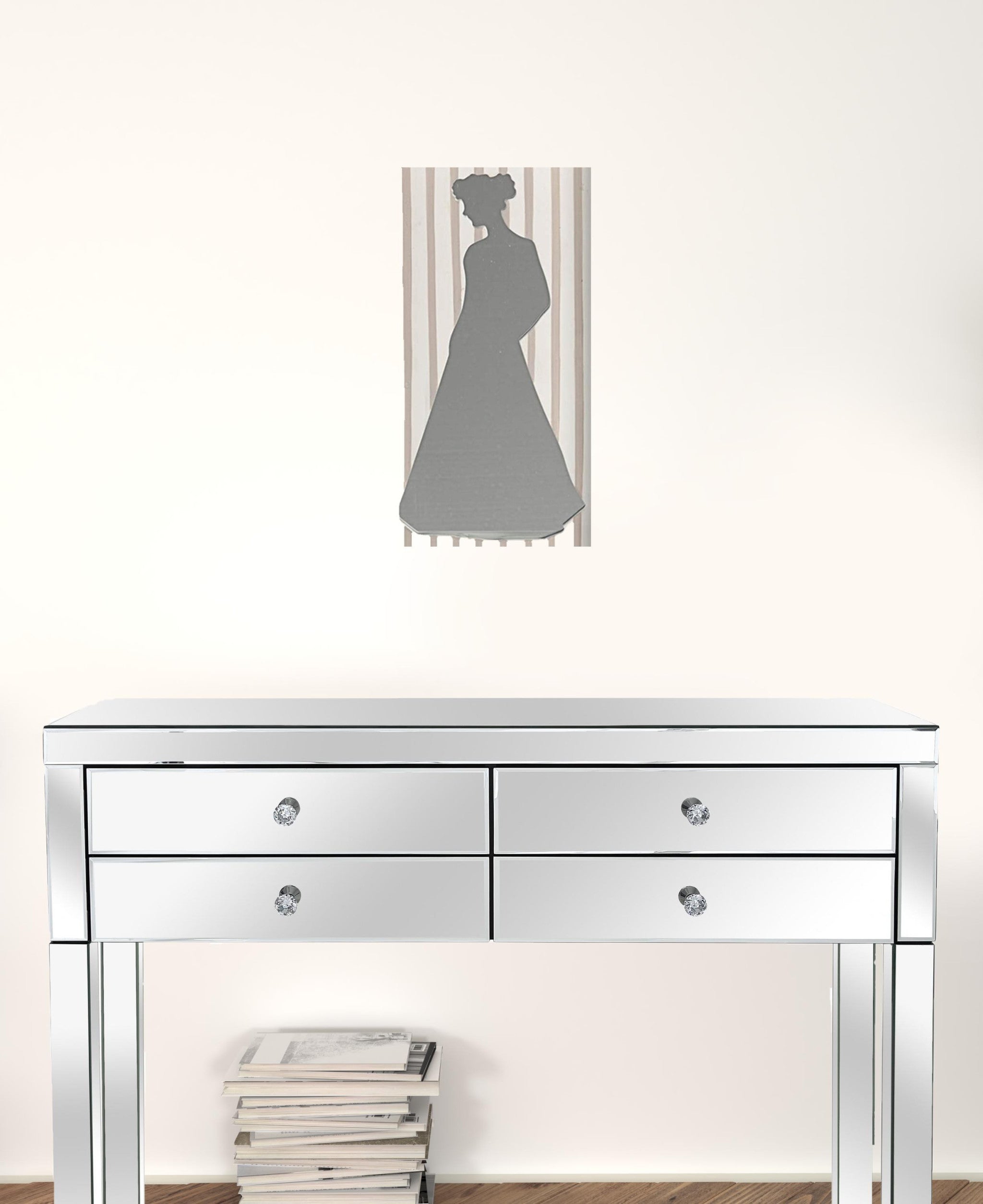Woman Silhouette Shadowbox Wall Décor