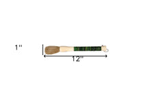 Green Jade Abacus Disc Decorative Calligraphy Brush