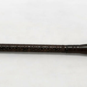 Brown Carved Scroll Wood Decorative Calligraphy Brush