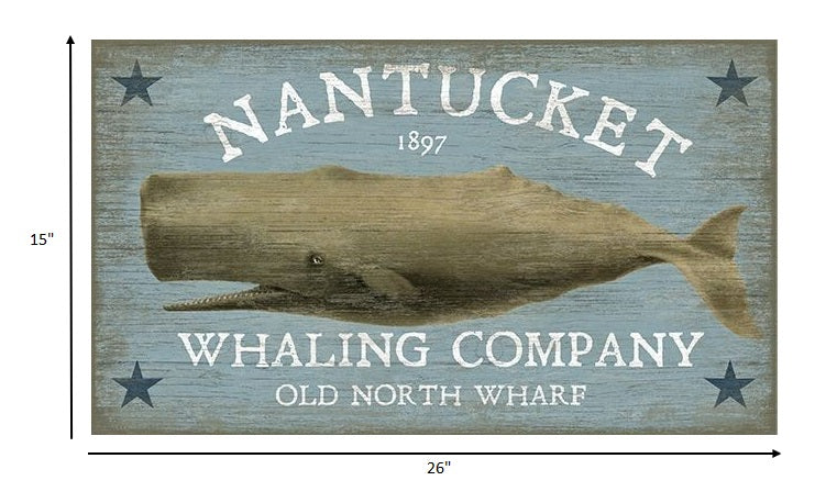 c1897 Grey Whale Wall Decor