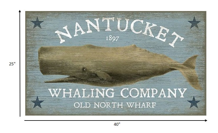 c1897 Grey Whale XL Wall Decor