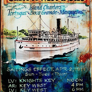 Key West Island Charters Wall Décor