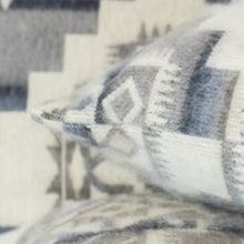 Ultra Soft Light Gray Southwest Handmade Pillow Cover - 16