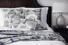 Ultra Soft Light Gray Southwest Handmade Pillow Cover - 16