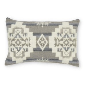 Funda de almohada lumbar hecha a mano del sudoeste gris claro ultra suave