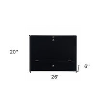 Black Wall Mount Folding Desk