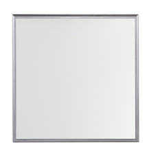 Silver Mirrored Glass Square Coffee Table 29