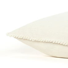 Ivory Natural and Green Contemporary Christmas Tree Throw Pillow