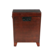 Brown Solid Wood Square End Table 24