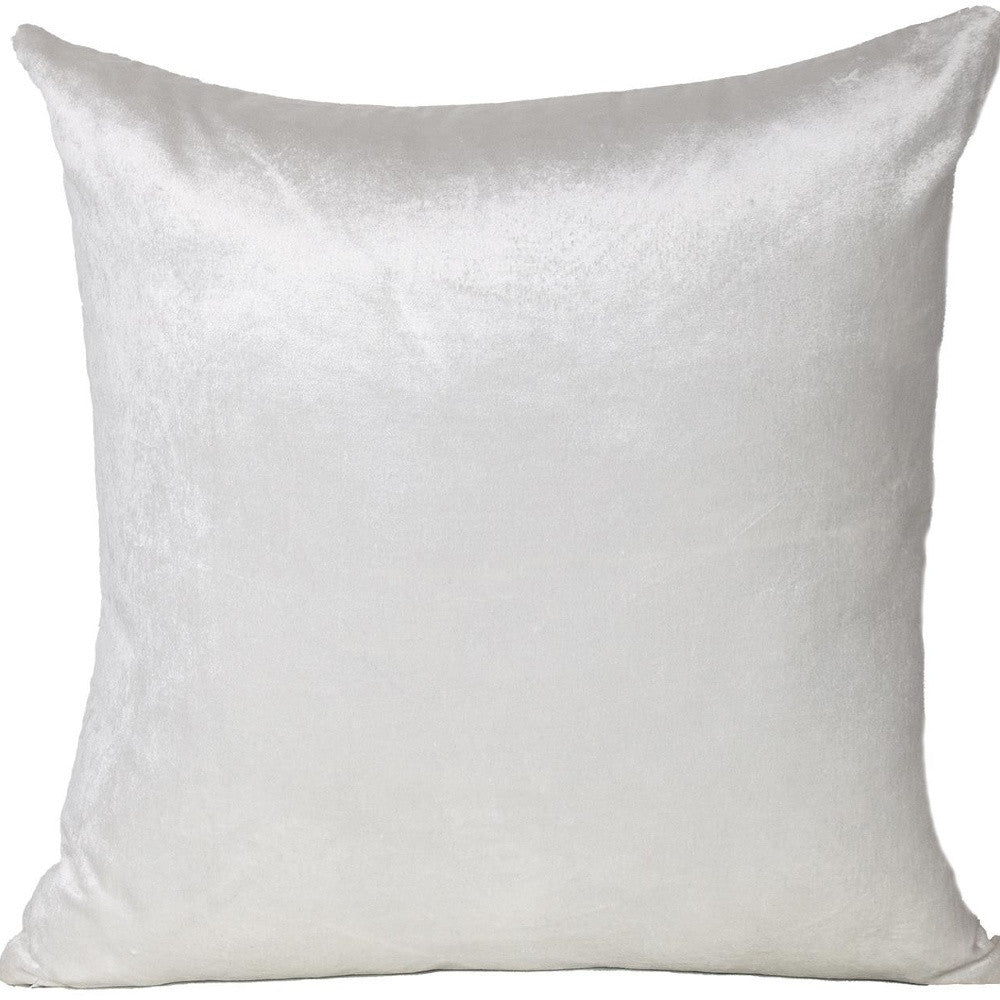 Classic 18" Solid Color White Soft Touch Throw Pillow