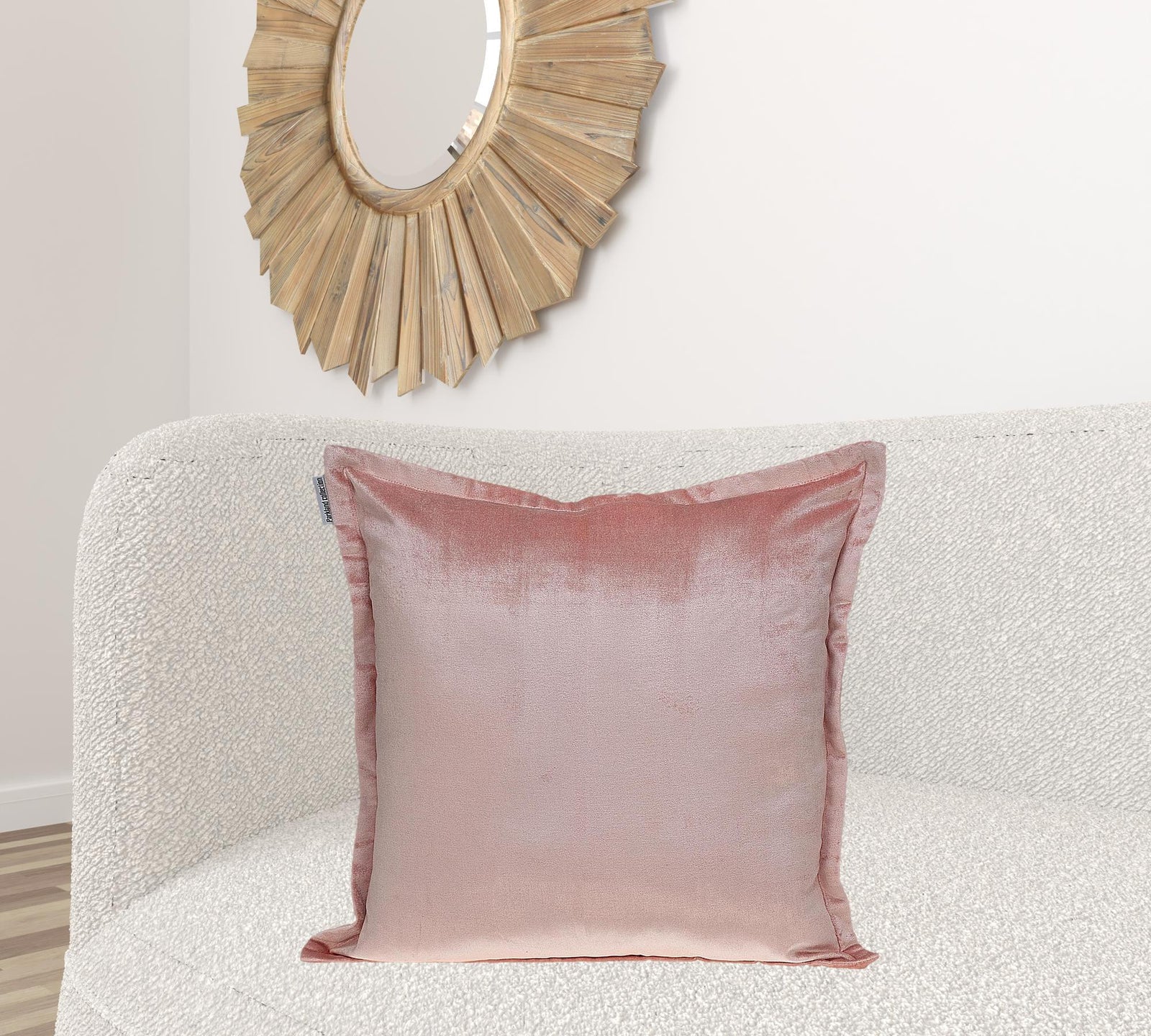 Premier 24" Soft Touch Metallic Pink Solid Color Accent Pillow