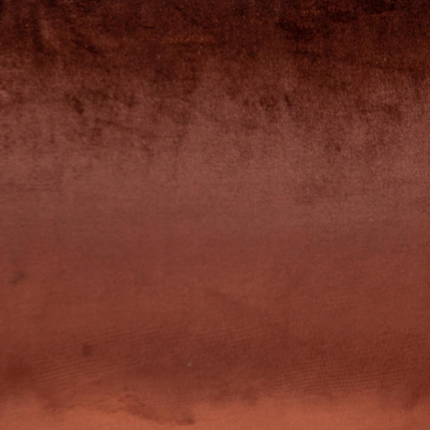 Reversible Gold and Brown Lumbar Velvet Throw Pillow