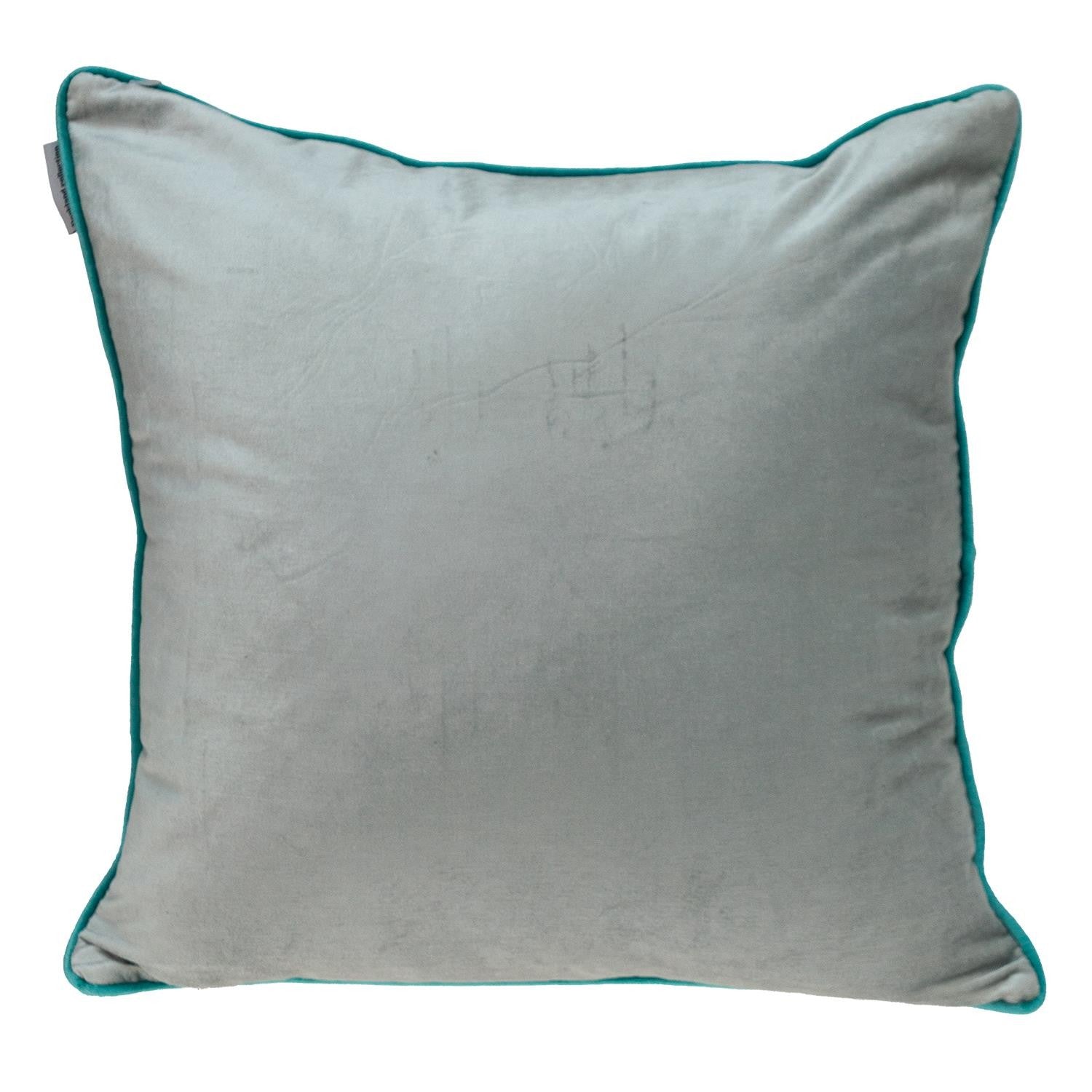 紫色和白色雙面天鵝絨抱枕