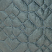 Charcoal Quilted Velvet Geo Decorative Throw Pillow