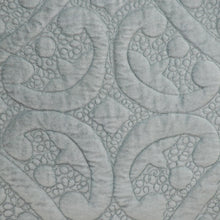 Gray Quilted Velvet Square Throw Pillow