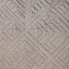 Quilted Taupe Decorative Throw Pillow