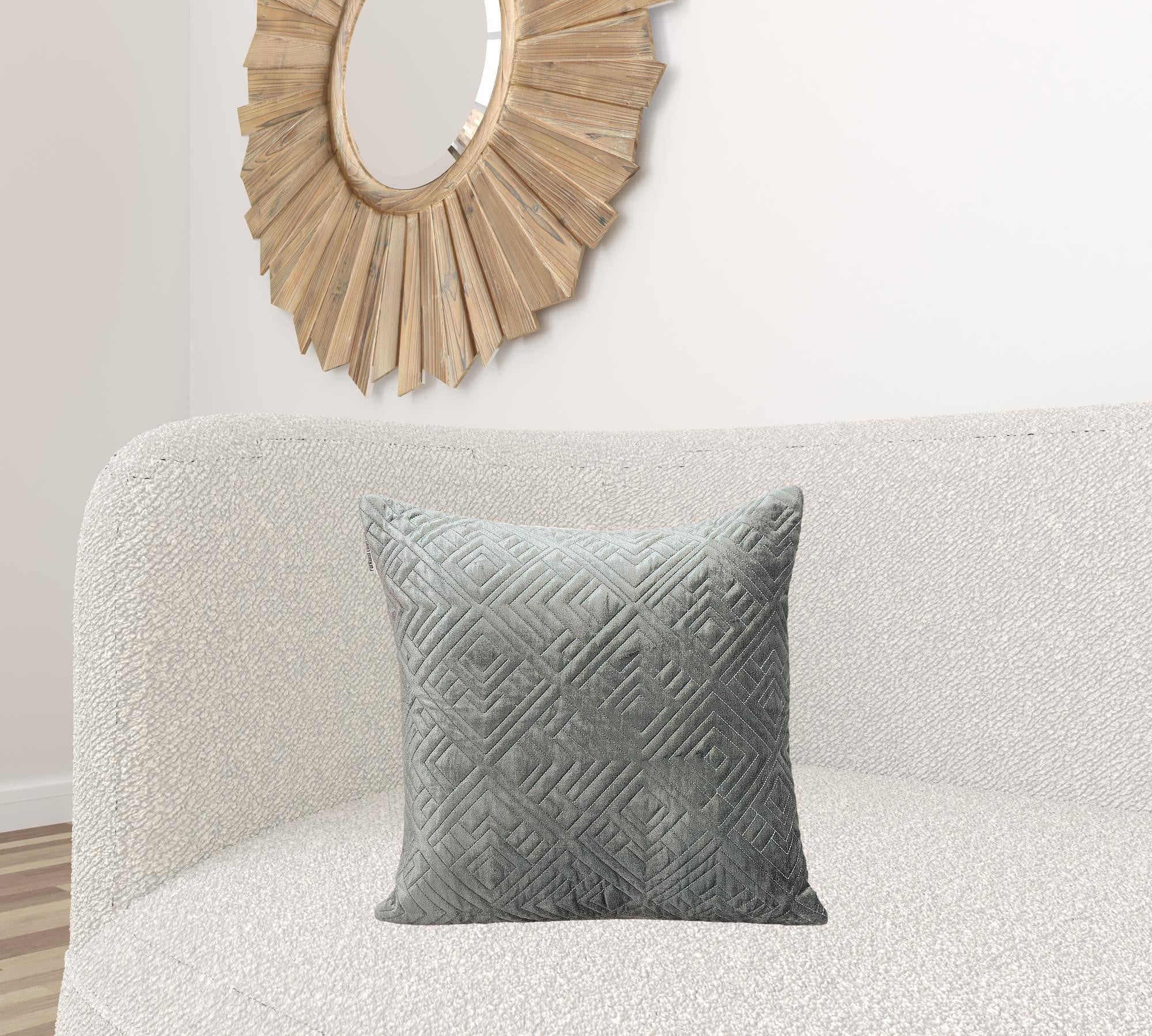 絎縫木炭裝飾抱枕