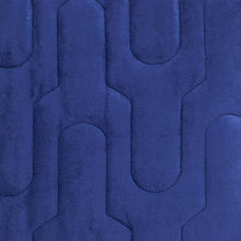 幾何豪華絎縫藍色抱枕