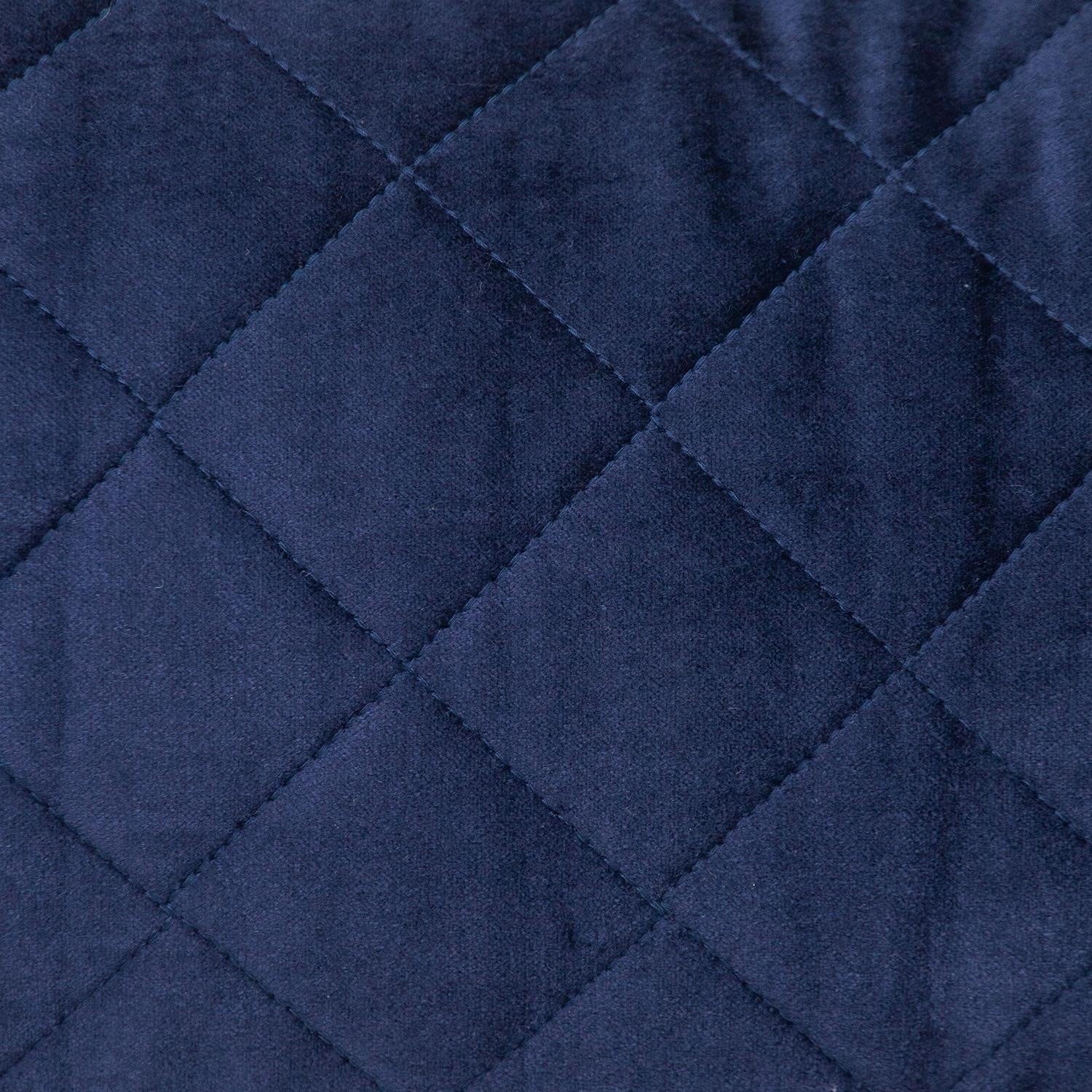 Cojín lumbar de transición Tufted Diamond Navy